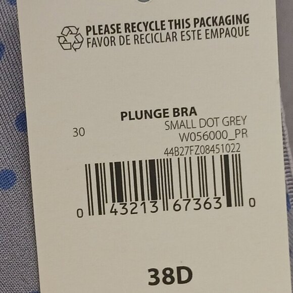 2 Pack Women's Full Coverage Plain Underwire Support Push Up Bra 38D Lilac - NWT - Picture 7 of 7